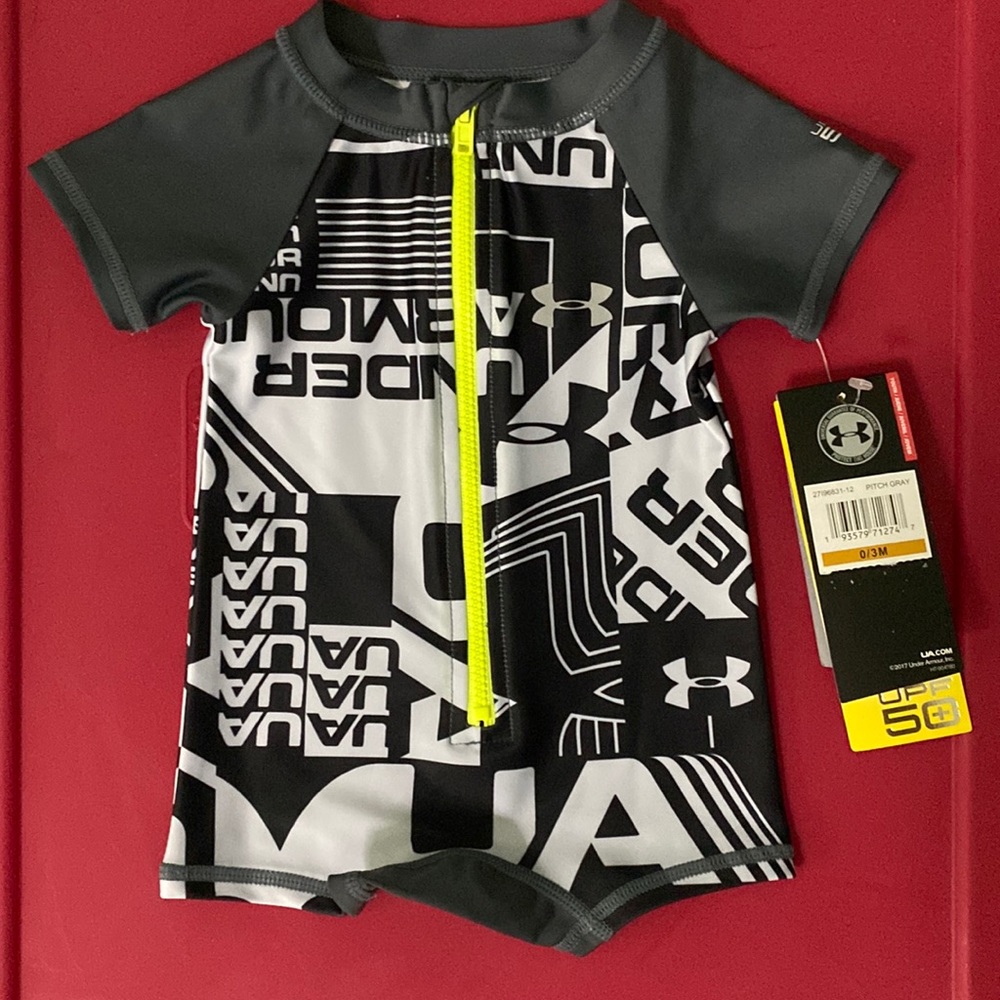 Under armor 0-3 month old swim suit
